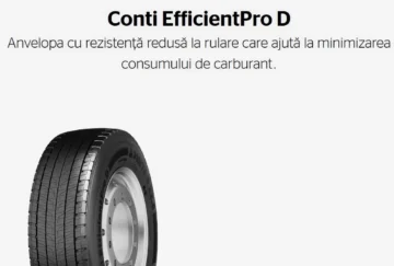 315/70 R22.5 CONTINENTAL EFFICIENT PRO D 154/150L (A,C,71)