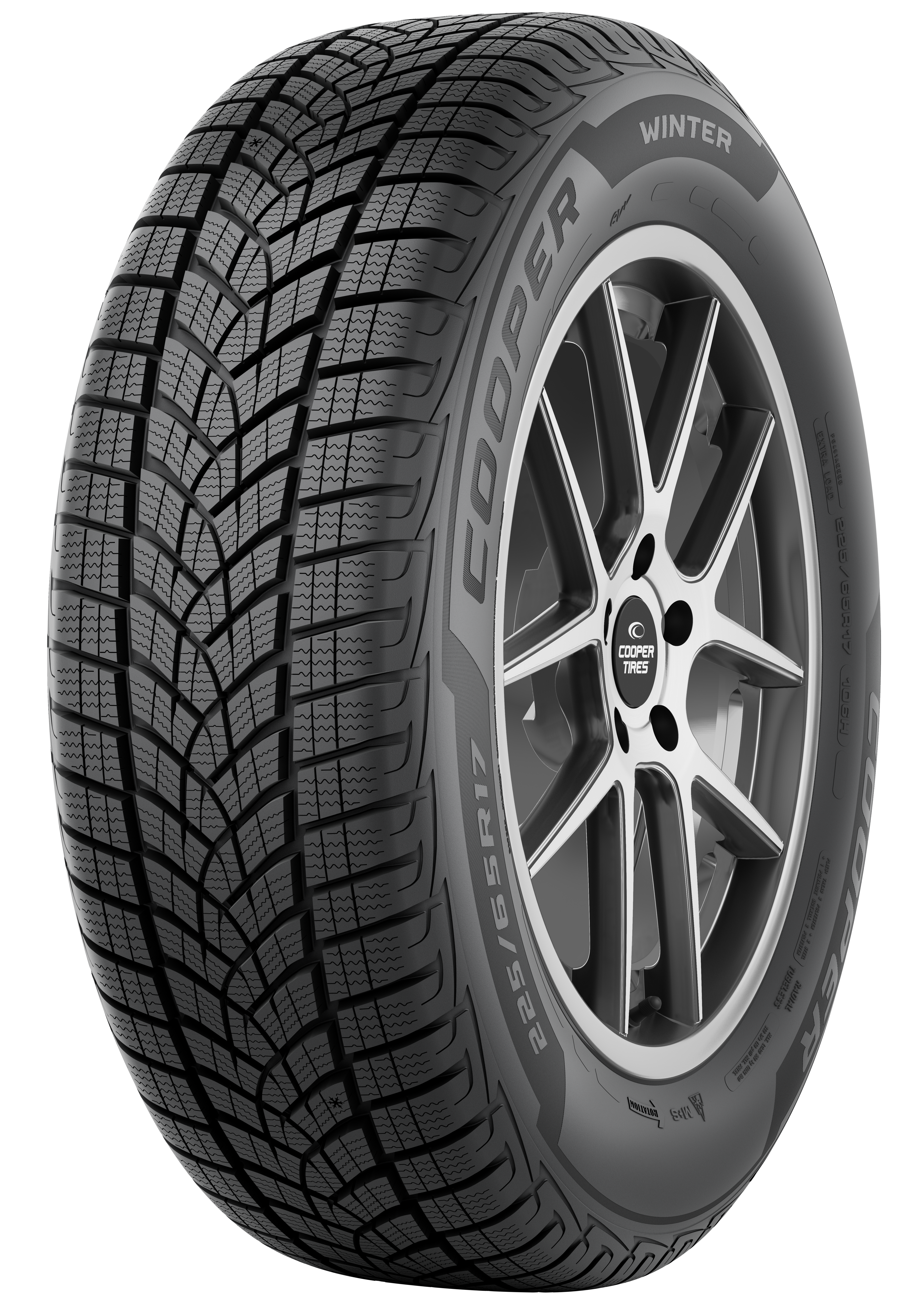225/50 R17 COOPER WINTER 98V (C,C,71)